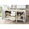 James Martin Vanities Addison 60in Double Vanity, Glossy White w/ 3 CM Eternal Marfil Top E444-V60D-GW-3EMR - alternate 2